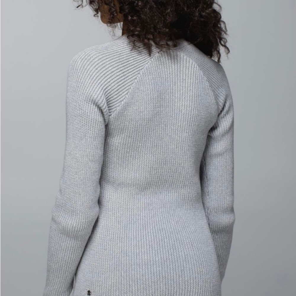 Lululemon The Sweater The Better in Heathered Medium Grey. Go by Measure… - Picture 3 of 13